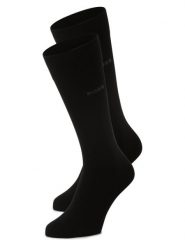 BOSS Skarpety w 2-paku Mężczyźni Bawełna czarny, 43-46. Czarne skarpety męskie Boss, bez wzorów, z bawełny. Za 74.95 zł.