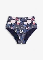 Figi bikini. Niebieskie bikini damskie bonprix, bez wzorów. Za 77.99 zł.