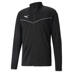 Bluza męska Puma teamRISE Training Poly Jacket czarna. Czarne bluzy sportowe męskie Puma, m, bez wzorów, do piłki nożnej. Za 200.17 zł.