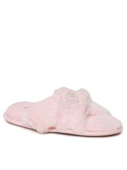 DeeZee Kapcie M138139J Różowy. Czerwone kapcie damskie DeeZee, bez wzorów, z materiału. Za 41.99 zł.