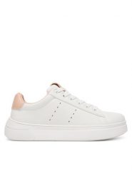 Calvin Klein Sneakersy Low Cut Lace-Up V3A9-83221-1355A953 S Biały. Białe buty sportowe dziewczęce Calvin Klein, bez wzorów, ze skóry, bez zapięcia. Za 479.99 zł.