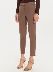 Maryley Spodnie materiałowe 24IB52Z/M19/43WO Brązowy Regular Fit. Brązowe spodnie materiałowe damskie Maryley, m, bez wzorów, z materiału. Za 199.99 zł.