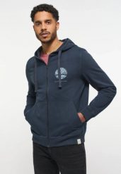 Męska Bluza Rozpinana Mustang Style Brian Hooded CD Outer Space 1013504 5330. Bluzy męskie Mustang, m, bez wzorów, bez kaptura. Za 149.99 zł.