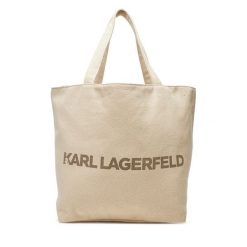 Torebka KARL LAGERFELD. Brązowe torebki do ręki damskie KARL LAGERFELD, bez wzorów, bez dodatków. Za 249.99 zł.