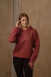 Bluza z kapturem JD ATTACK Elowyn. Fioletowe bluzy damskie JD ATTACK, l, bez wzorów, z materiału, z kapturem, na fitness i siłownię. Za 239.00 zł.