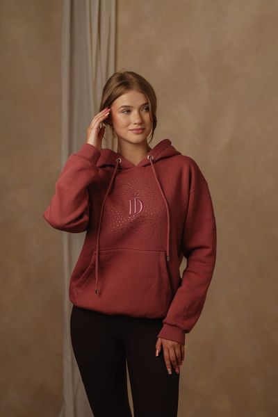 Bluza z kapturem JD ATTACK Elowyn. Fioletowe bluzy damskie JD ATTACK, l, bez wzorów, z materiału, z kapturem, na fitness i siłownię. Za 239.00 zł.