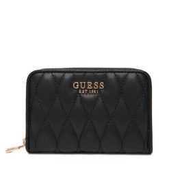 Portfel Guess. Czarne portfele damskie Guess, z aplikacjami. Za 189.99 zł.
