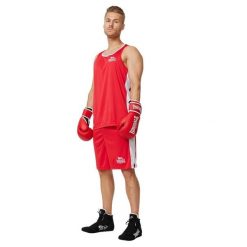 Tank top Lonsdale Amateur. Czerwone t-shirty męskie Lonsdale, bez wzorów, sportowe, bez kołnierzyka. Za 152.00 zł.