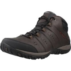 Buty COLUMBIA WOODBURN II CHUKKA WP OMN Brązowy. Brązowe trekkingi męskie Columbia, omni-heat (columbia). Za 490.42 zł.