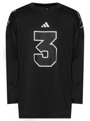 Adidas Longsleeve Stadium Jersey KF7320 Czarny Loose Fit. Czarne bluzki z długim rękawem męskie Adidas, m, bez wzorów, z jersey, bez kołnierzyka. Za 259.99 zł.