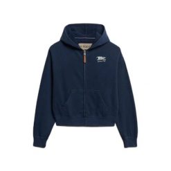 Bluza damska z kapturem Superdry Heritage Hamptons. Niebieskie bluzy damskie Superdry., bez wzorów, z kapturem. Za 339.80 zł.