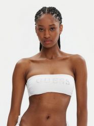 Guess Góra od bikini E5GJ56 LY00K Biały. Białe bikini damskie Guess, xs, z aplikacjami. Za 149.99 zł.