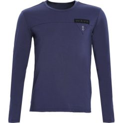 Granatowa Koszulka Wave Me. Niebieskie bluzki z długim rękawem męskie Born2be. Za 34.99 zł.