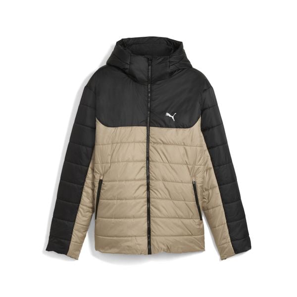 Męska kurtka wyściełana Essentials z kapturem PUMA. Brązowe kurtki męskie Puma, m, bez wzorów, z puchu, eleganckie, z kapturem. Za 399.00 zł.