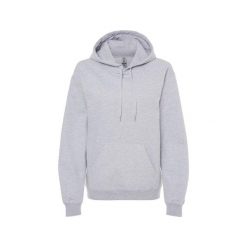 Bluza Z Kapturem Dla Dorosłych Unisex Softstyle Fleece Midweight. Szare bluzy męskie Gildan, m, bez wzorów, z kapturem. Za 146.99 zł.