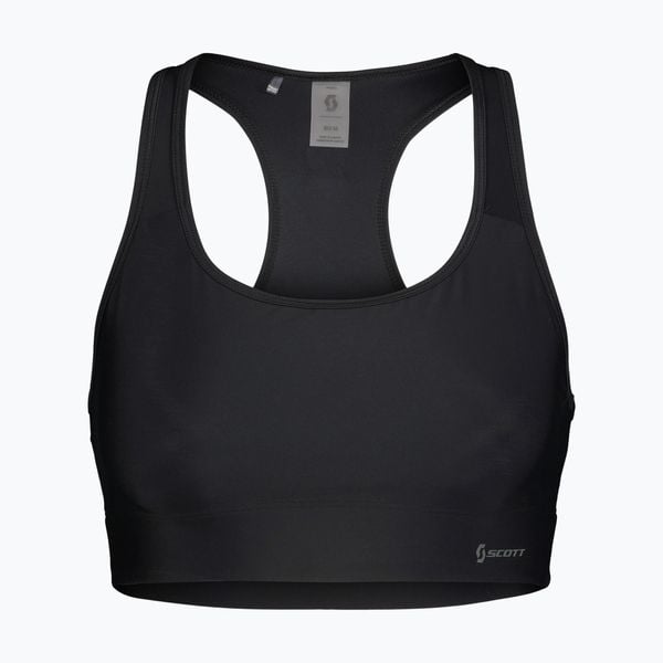 Biustonosz treningowy SCOTT Endurance LT. Czarne biustonosze Scott, bez wzorów, z elastanu. Za 149.99 zł.