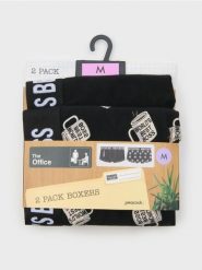 Bokserki The Office 2 pack - wielobarwny. Bokserki męskie Sinsay, l, bez wzorów. Za 29.99 zł.