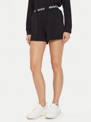 Hugo Szorty piżamowe Unite 50490704 Czarny Relaxed Fit. Czarne piżamy damskie Hugo, l, bez wzorów, z wiskozy, bez ramiączek. Za 149.99 zł.