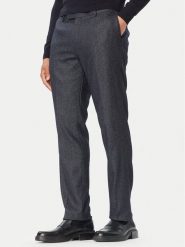 BOSS Spodnie garniturowe 50571984 Granatowy Slim Fit. Niebieskie eleganckie spodnie męskie Boss, m, bez wzorów, z materiału. Za 584.99 zł.