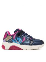 Geox Sneakersy J Fadinlight Girl J66M4E 05402 C4268 D Granatowy. Niebieskie buty sportowe dziewczęce Geox, bez wzorów, ze skóry, bez zapięcia. Za 339.99 zł.