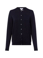 Brookshire Kardigan damski Kobiety Bawełna niebieski jednolity, L. Niebieskie kardigany damskie brookshire, l, bez wzorów, z bawełny, klasyczne. Za 249.95 zł.