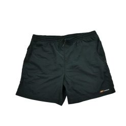 Męskie czarne szorty z lat dziewięćdziesiątych. Czarne krótkie spodenki sportowe męskie Reebok, l, bez wzorów, z nylonu, na fitness i siłownię. Za 63.86 zł.