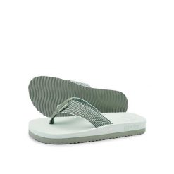 Japonki basenowe damskie Flip Flop Comfy Tex. Zielone klapki damskie Flip Flop, bez wzorów, sportowe, bez obcasa. Za 88.55 zł.