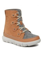 Sorel Śniegowce Explorer Next™ Joan Wp NL5069-253 Brązowy. Brązowe kozaki damskie Sorel, ze skóry. Za 489.00 zł.