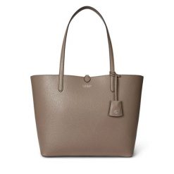 Torebka LAUREN RALPH LAUREN. Brązowe torebki do ręki damskie Lauren Ralph Lauren, bez wzorów, bez dodatków. Za 779.99 zł.