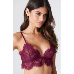 NA-KD Lingerie Biustonosz z koronkowym paskiem - Purple. Biustonosze marki NA-KD Lingerie. Za 72.95 zł.