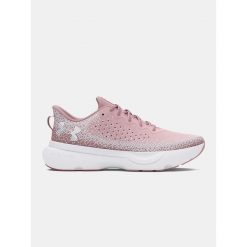 Buty do biegania damskie Under Armour Infinite. Czerwone obuwie sportowe damskie Under Armour, bez wzorów, do biegania. Za 309.99 zł.