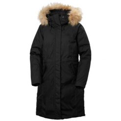 Parka dla kobiet Helly Hansen Vega. Czarne parki damskie Helly Hansen, na zimę, bez wzorów, bez kaptura. W wyprzedaży za 1,340.35 zł.