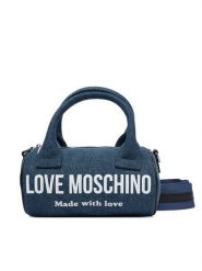 LOVE MOSCHINO Torebka JC4061PP1OLG170A Niebieski. Niebieskie torebki do ręki damskie Love Moschino, bez wzorów, z materiału, bez dodatków. Za 789.99 zł.