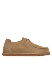 Birkenstock Półbuty Utti Lace 1034384 Beżowy. Brązowe półbuty na co dzień męskie Birkenstock, ze skóry, bez zapięcia. Za 719.99 zł.