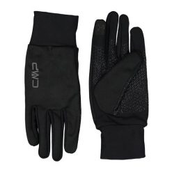 Rękawiczki trekkingowe męskie CMP. Czarne rękawiczki męskie Campagnolo, bez wzorów, sportowe. Za 176.50 zł.