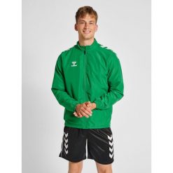 Kurtka Hummel Micro Zip. Zielone kurtki sportowe damskie Hummel, l, bez wzorów, z materiału, bez kaptura. Za 182.70 zł.