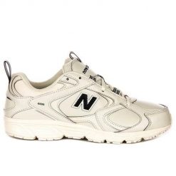 Buty do chodzenia damskie New Balance ML408Q. Białe obuwie sportowe damskie New Balance, bez wzorów, z materiału, trekkingowe. Za 359.00 zł.