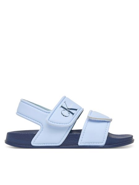 Calvin Klein Sandały V1XF-83330-1172 S Niebieski. Niebieskie sandały chłopięce Calvin Klein, bez zapięcia. Za 239.99 zł.