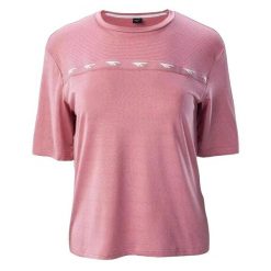 T-shirt Damski Elsu. Czerwone t-shirty damskie Hi-tec, l, bez wzorów, z elastanu, bez kołnierzyka. Za 102.99 zł.