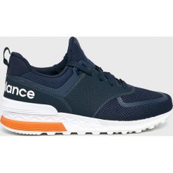 New Balance - Buty MS574PCN. Brązowe buty sportowe męskie New Balance, z materiału. Za 449.90 zł.