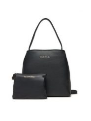 Valentino Torebka Brixton VBS7LX03 Czarny. Czarne torebki do ręki damskie Valentino, bez wzorów, ze skóry, bez dodatków. Za 379.99 zł.