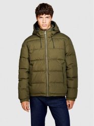 Sisley Kurtka zimowa 23VFSN02J Zielony Regular Fit. Zielone kurtki męskie Sisley, na zimę, m, bez wzorów, z syntetyku, bez kaptura. Za 559.99 zł.