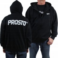 Tesla Prosto Infinity Zip Hoodie KL261MSWE2031 Czarne XL. Czarne bluzy męskie Tesla, m, bez wzorów, bez kaptura. Za 331.49 zł.