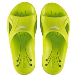 Klapki Arena Hydrosoft II Junior Hook. Zielone klapki damskie Arena, bez wzorów, sportowe, bez obcasa. Za 49.94 zł.