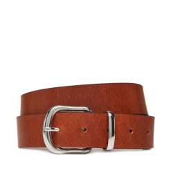 Pasek Męski Jack & Jones. Brązowe paski damskie Jack & Jones, bez wzorów. Za 79.99 zł.