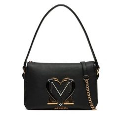 Torebka LOVE MOSCHINO. Czarne torebki do ręki damskie Love Moschino, bez wzorów, klasyczne, bez dodatków. Za 739.99 zł.