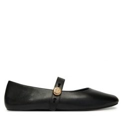 Baleriny Tory Burch. Czarne baleriny damskie Tory Burch, bez wzorów, bez obcasa. Za 1,369.00 zł.