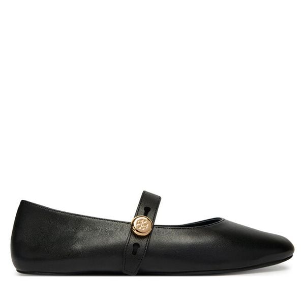 Baleriny Tory Burch. Czarne baleriny damskie Tory Burch, bez wzorów, bez obcasa. Za 1,094.99 zł.