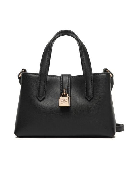 KARL LAGERFELD Torebka B1W32027 Czarny. Czarne torebki do ręki damskie KARL LAGERFELD, bez wzorów, ze skóry, bez dodatków. Za 583.99 zł.