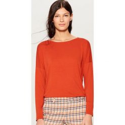 Bluzka z długimi rękawami - Pomarańczo. Bluzki damskie marki Mohito. Za 39.99 zł.